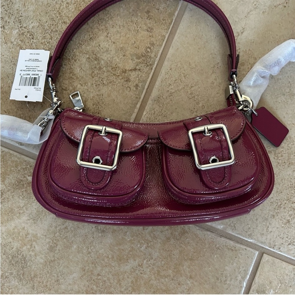 Coach Ashton Pink Women's Handbag with Silver hardware, NWT - Picture 4 of 8